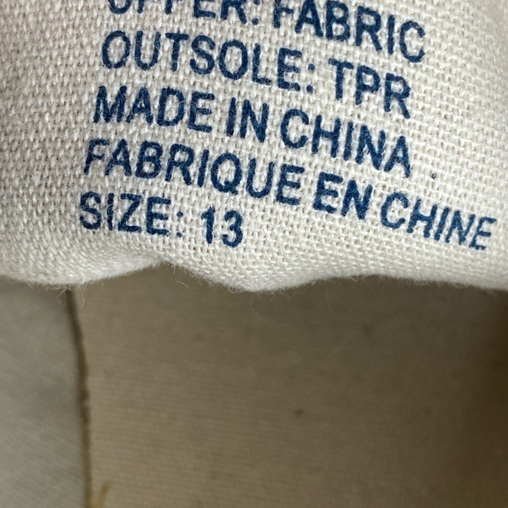 Old Navy American Flag Print Classic Slip-Ons (Size:13, Color:Red/White/Blue) - Picture 4 of 4